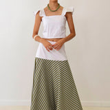 Falda Lerret Verde