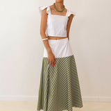 Falda Lerret Verde