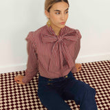 Camisa Pox Burdeos Line