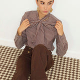 Camisa Pox Marrón Line
