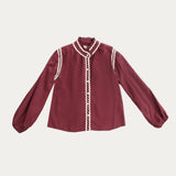 Camisa Sans Burdeos