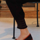 Venecianas Marrón cinta naranja