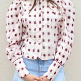 Chaqueta Slop Burdeos