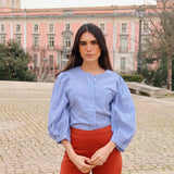 Camisa Lant Rayas Azul