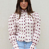 Chaqueta Slop Burdeos