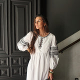 Vestido Vysy Blanco/negro