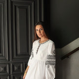 Vestido Vysy Blanco/negro