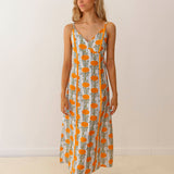 Vestido Lering Lot Mostaza