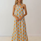 Vestido Clume Lot Mostaza