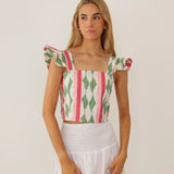 Top Ensa Dessin V-Rose