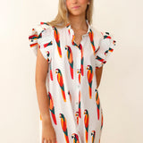 Vestido Romp Parrots