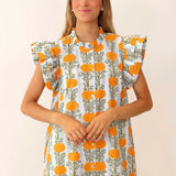 Vestido Romp Lot Mostaza