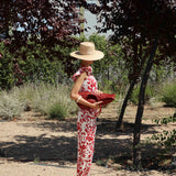 Pantalón Rover Blomster Rojo