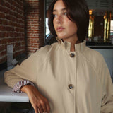 Abrigo Drefs Largo Beige