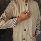 Abrigo Drefs Largo Beige