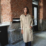 Abrigo Drefs Largo Beige