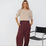 Pantalón Tig Burdeos