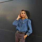 Camisa Nessi Azul