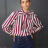 Camisa Sich Rayas Vino