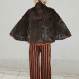 Brown Krolik Cape