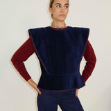 Chaleco Dublet Velours Blue