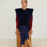 Chaleco Dublet Velours Blue