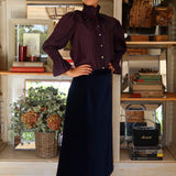 Falda Berek Velours Blue