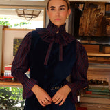 Chaleco Berek Velours Blue