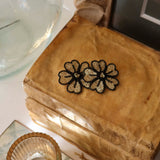 Pendientes Klee Dorado/Negro