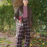 Pantalón Essan Escocés Marrón