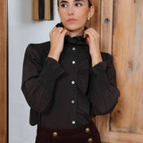 Camisa Klant Marrón