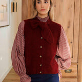 Chaleco Mitto Burdeos