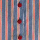 Falda Henss Azul r/rojas