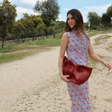 Falda Pert Rayas Azul