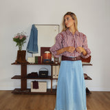 Falda Libby Jeans claro