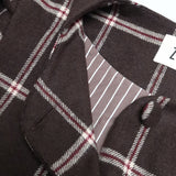 Chaqueta corta Essan Escocés Marrón