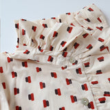Camisa Léine Rode Blokke