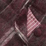 Chaqueta corta Essan Escoces burdeos