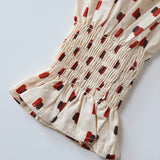 Camisa Léine Rode Blokke