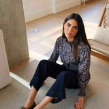 Camisa Vosem Leafe Navy