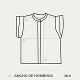 Camisa Selen Blooms Blanco