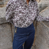 Camisa Prast Bloom Moca