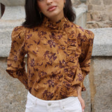 Camisa Tossi Blad Marrón