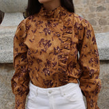 Camisa Tossi Blad Marrón