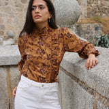 Camisa Tossi Blad Marrón