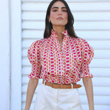 Camisa Ruché Hervet Rojo