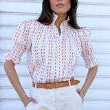 Camisa Ruché Plat Naranja