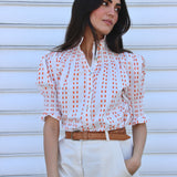 Camisa Ruché Plat Naranja