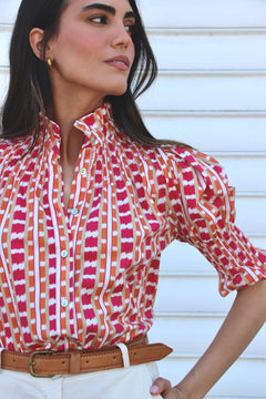 Camisa Ruché Hervet Rojo