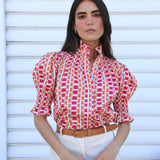Camisa Ruché Hervet Rojo